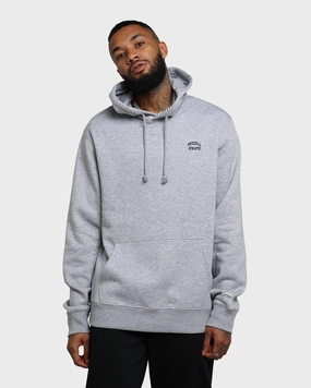 Russell Athletic Originals Small Arch Hoodie Grey Marle Declare Multipanel Construction