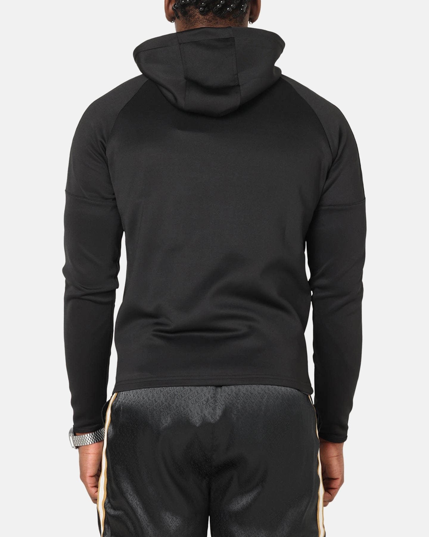 Sik Silk Full Zip Hoodie Black Modular Design Short - term - deployable
