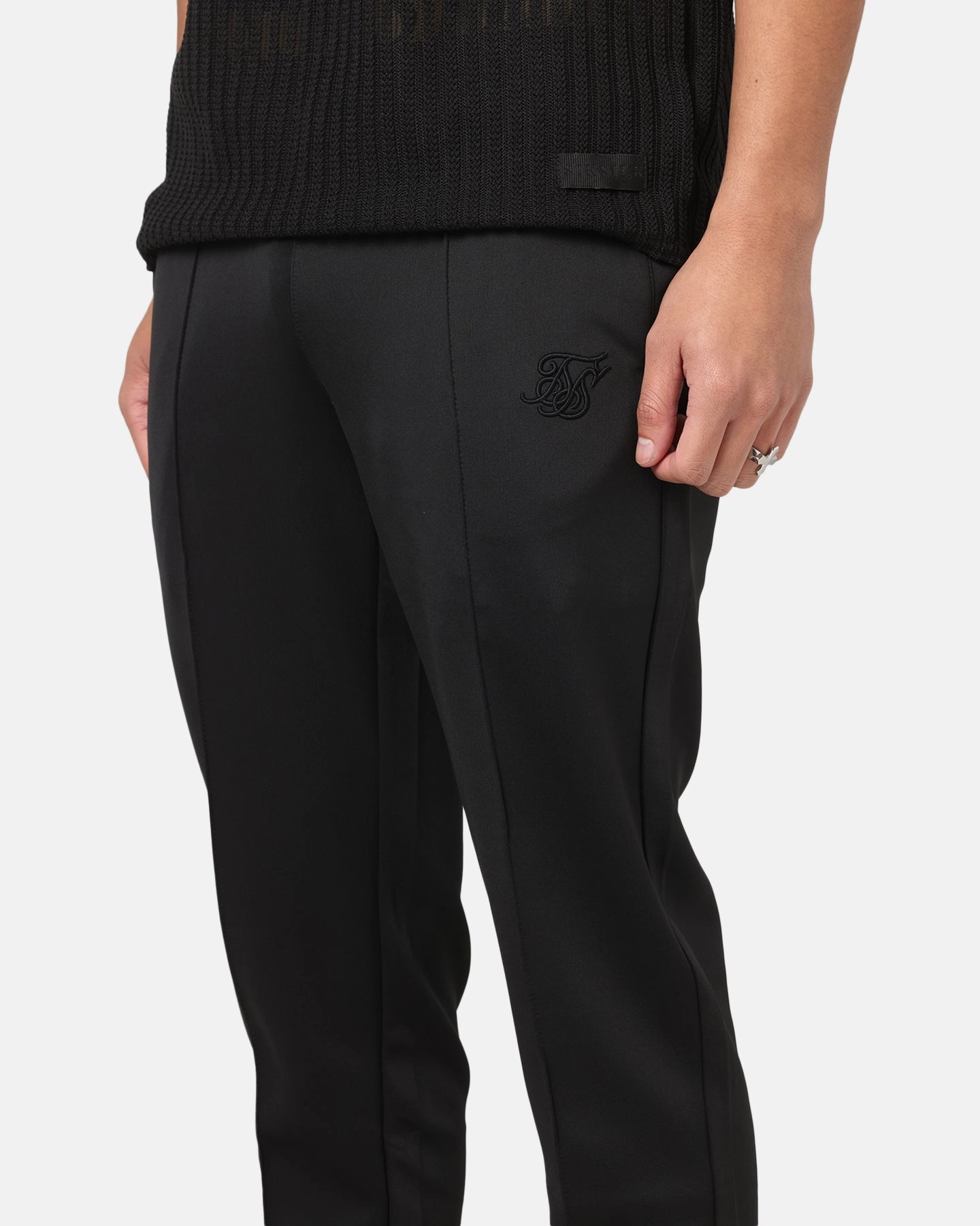 Sik Silk Smart Joggers Black Anti Snag Threading