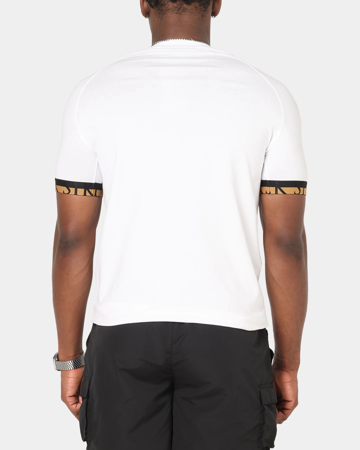Sik Silk Tech T-Shirt White Travel Trend Practical Wear
