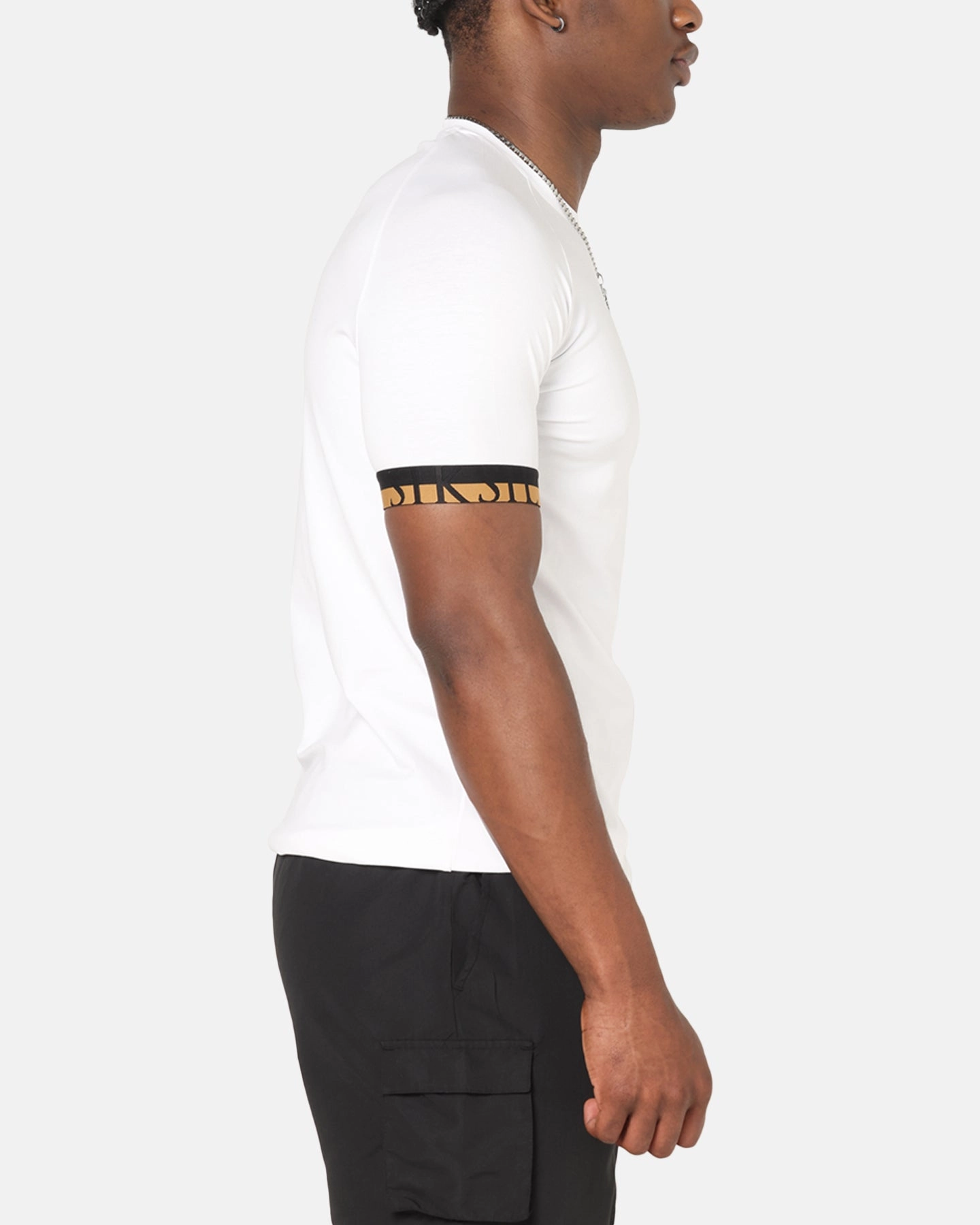 Sik Silk Tech T-Shirt White Easy-to-Match Summer Wear