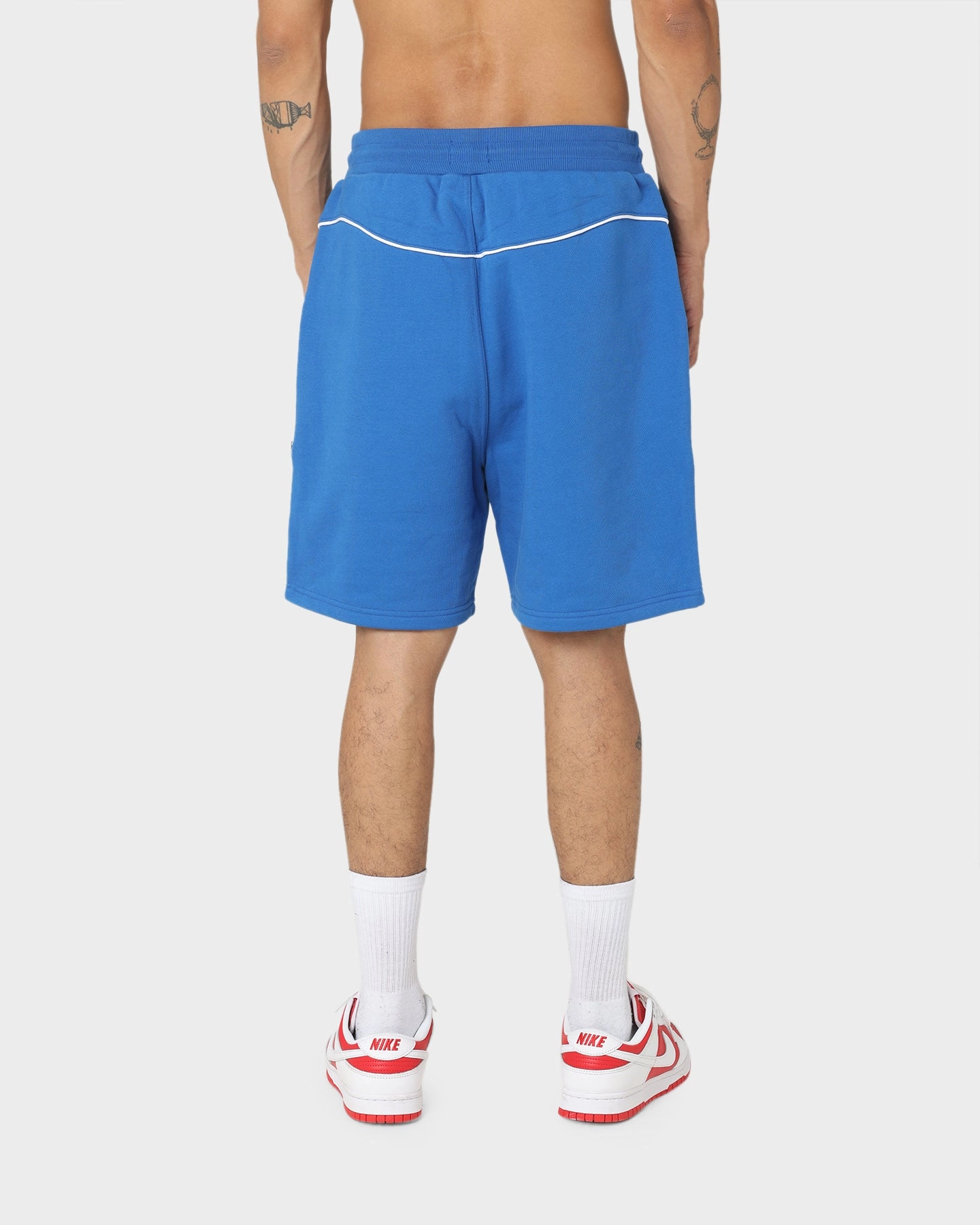 Carre Ange Track Shorts Blue Travel Fit