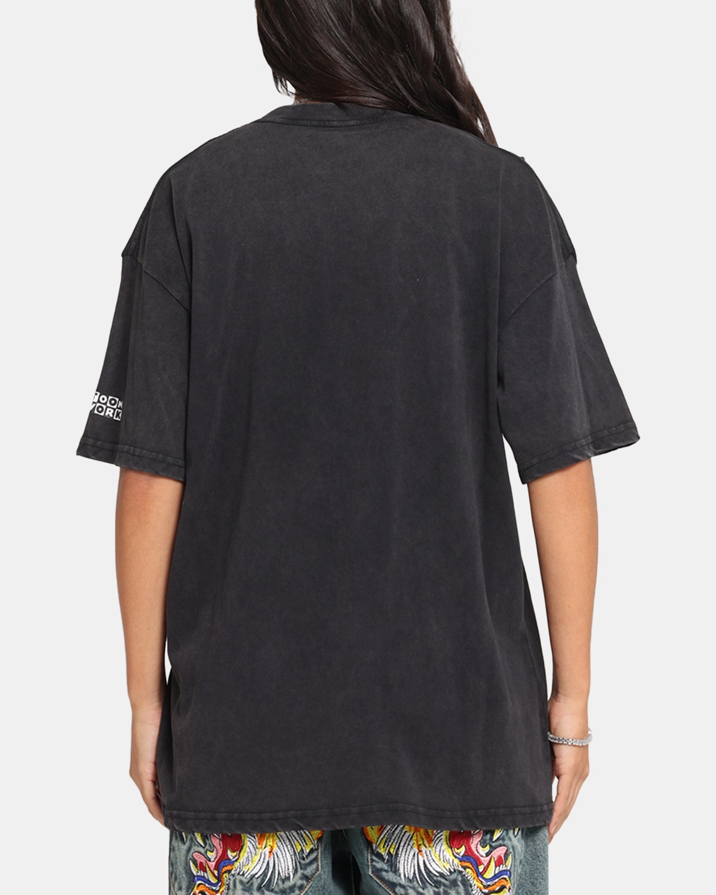 Essential Layer StretchReinforcedArmholes 73 Studio X Cartoon Network Courage The Cowardly Dog Grail Vintage T-Shirt Black Acidwash