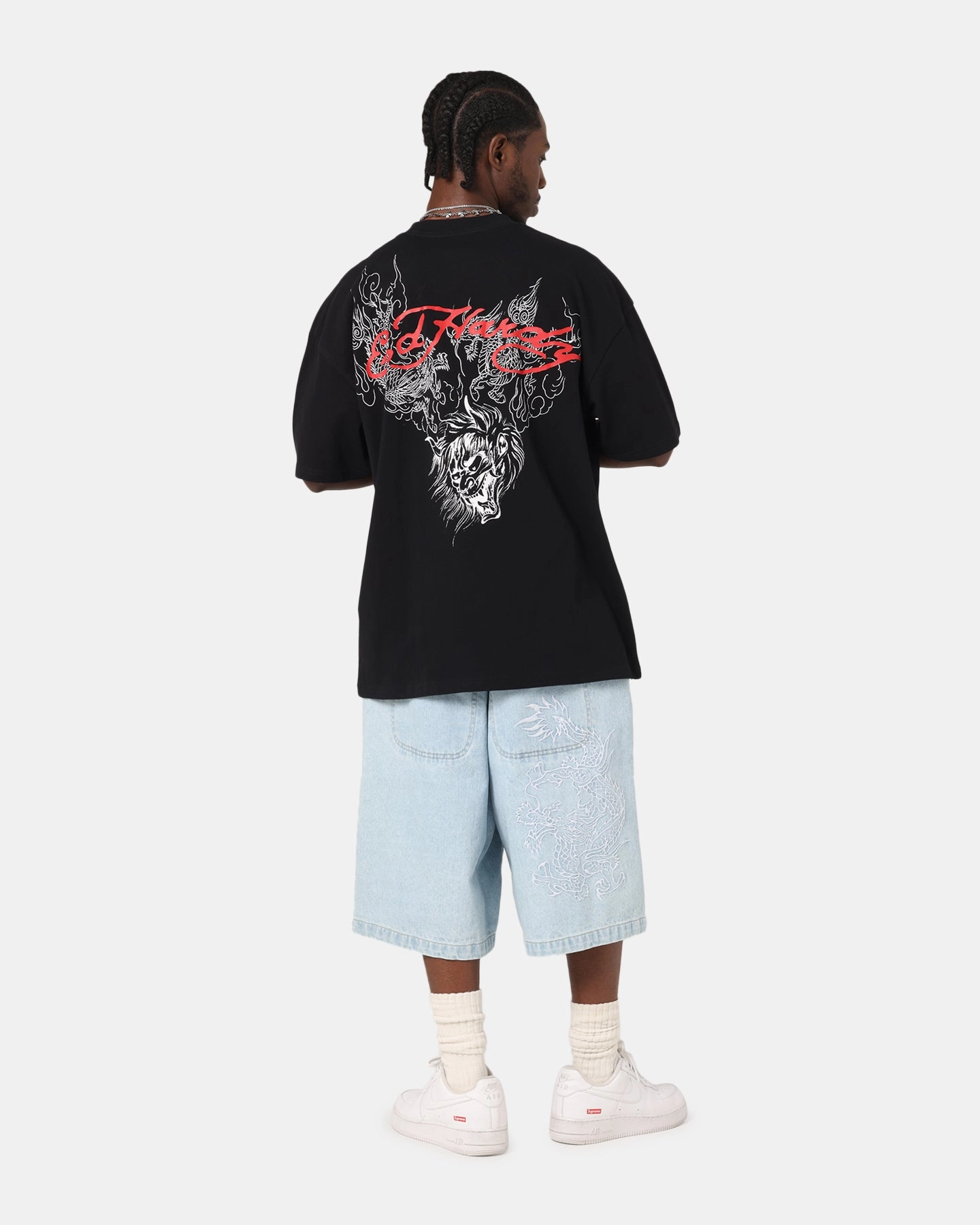Summer Comfort Ed Hardy Flash Demon T-Shirt Black