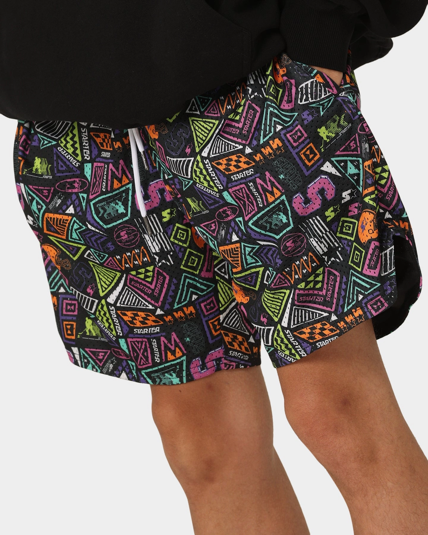Starter Retro Mesh Shorts Multi-Coloured Seamless Integration cycling attire