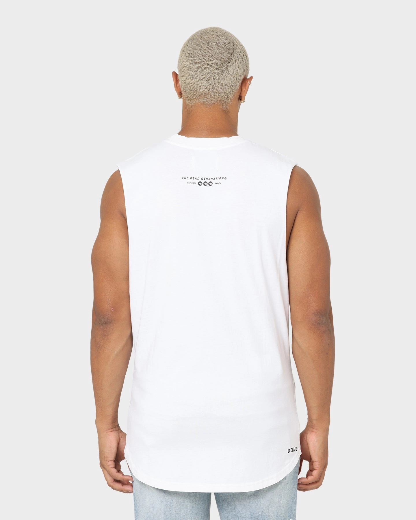 Dead Studios Till We Ride Muscle T-Shirt White/Black ComfortFirst