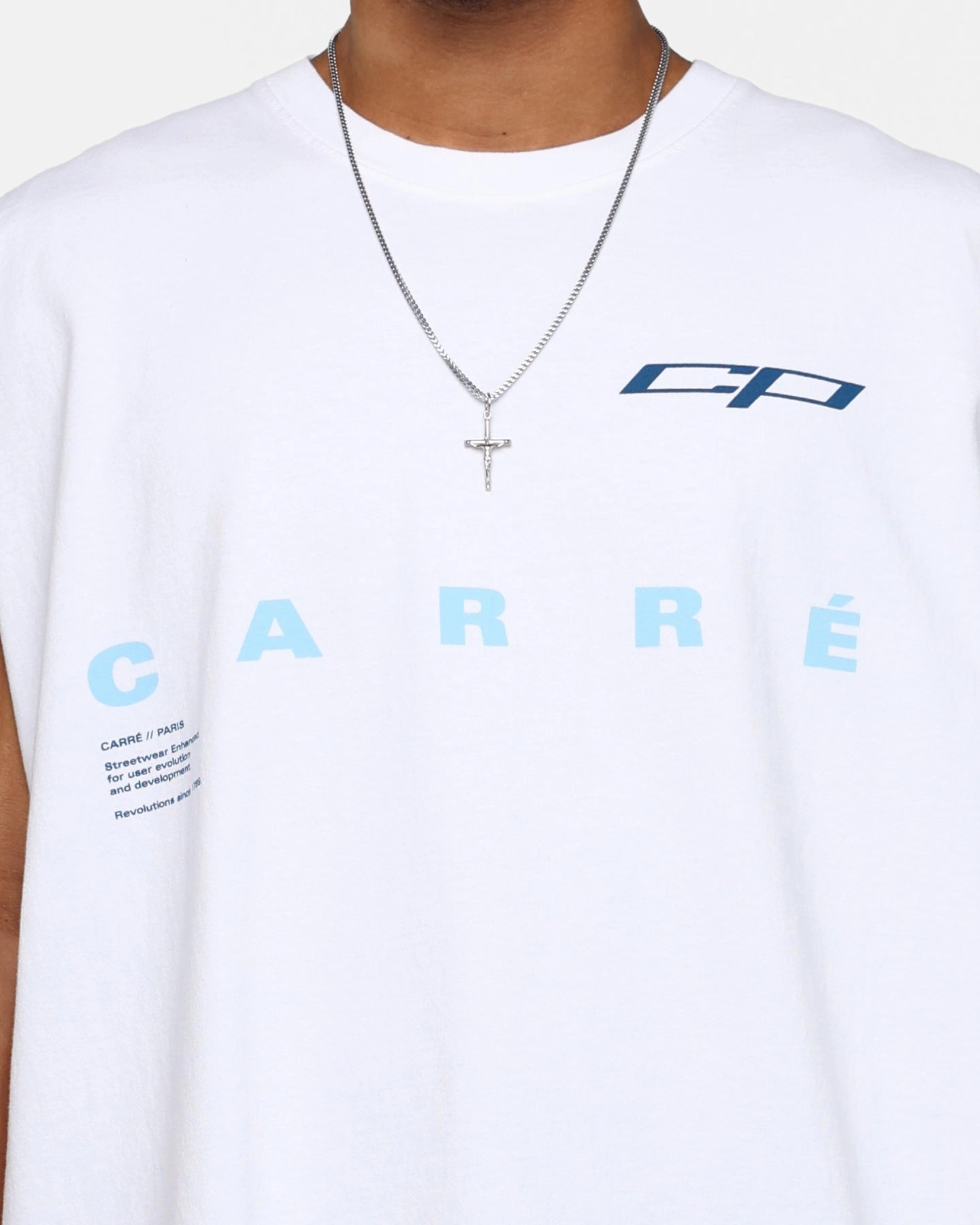 Everyday Look Wear Carre Enhanced Muscle T-Shirt White