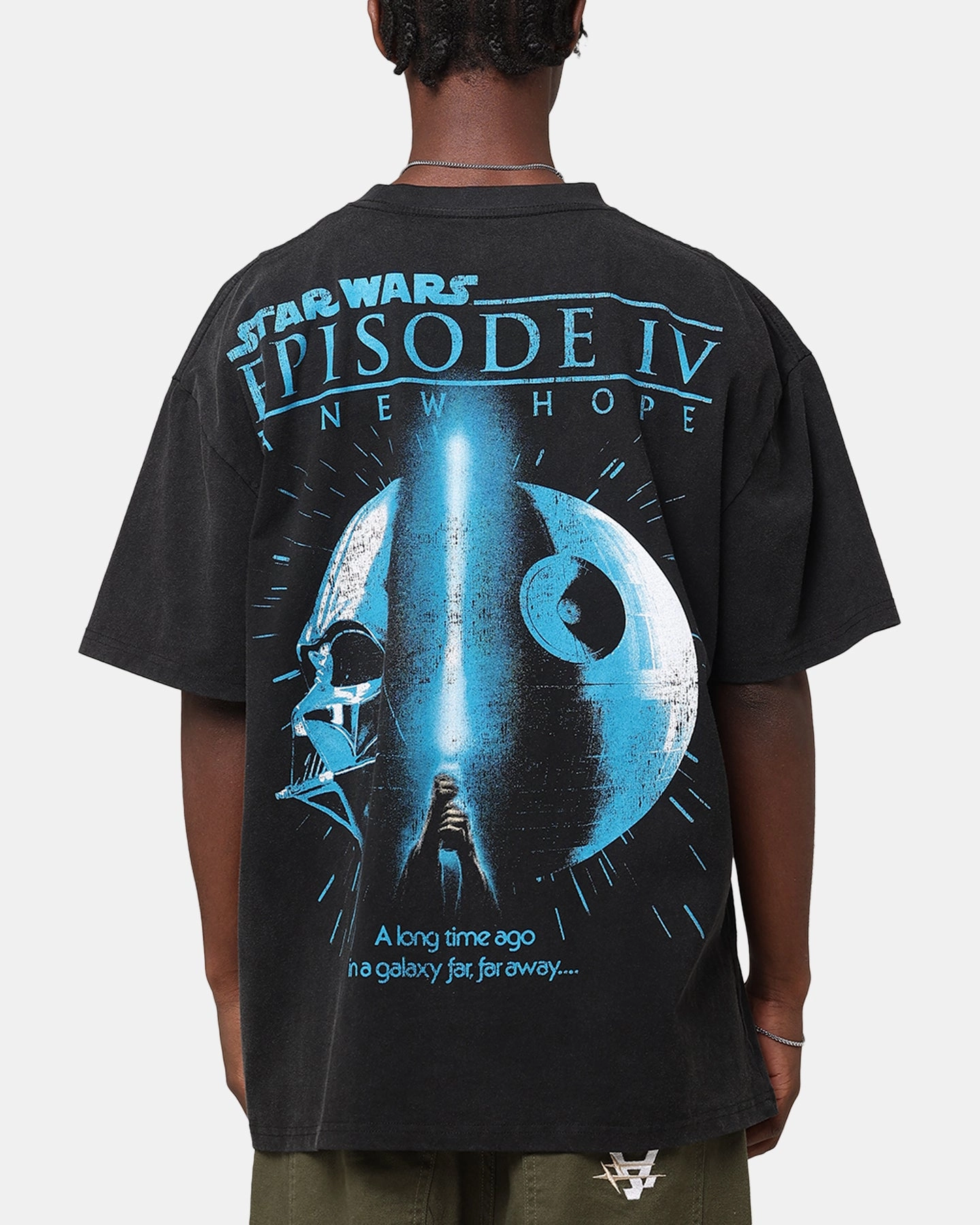 Travel Essential Star Wars Episode IV '77 Heavy Vintage T-Shirt Vintage Black
