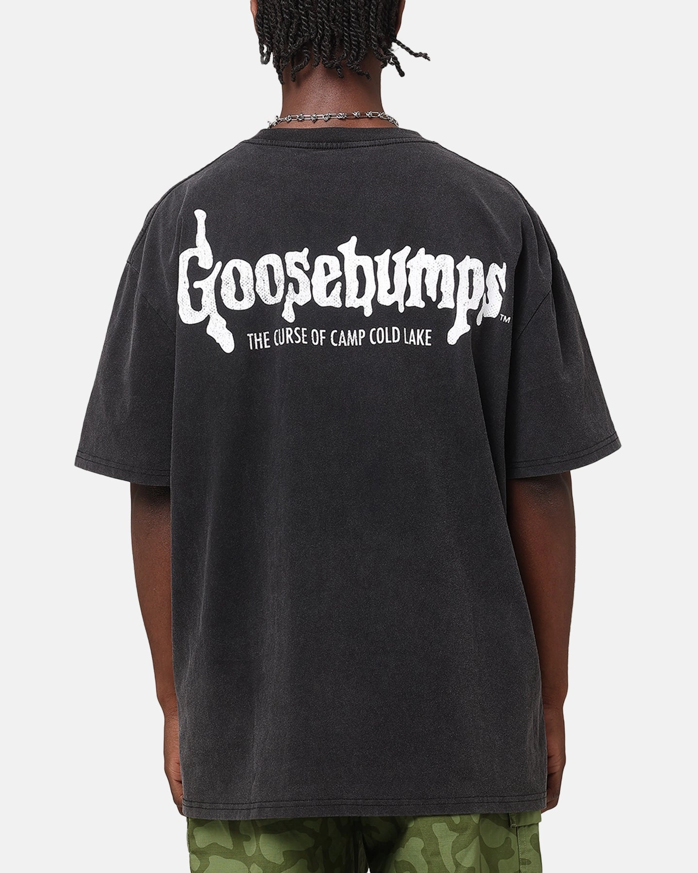Weekend Trend Fit for Everyone American Thrift X Goosebumps Cold Lake Heavy T-Shirt Vintage Black