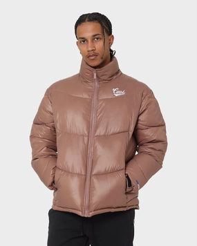 Carr?? Wave Puffer Jacket Brown Stylish Design