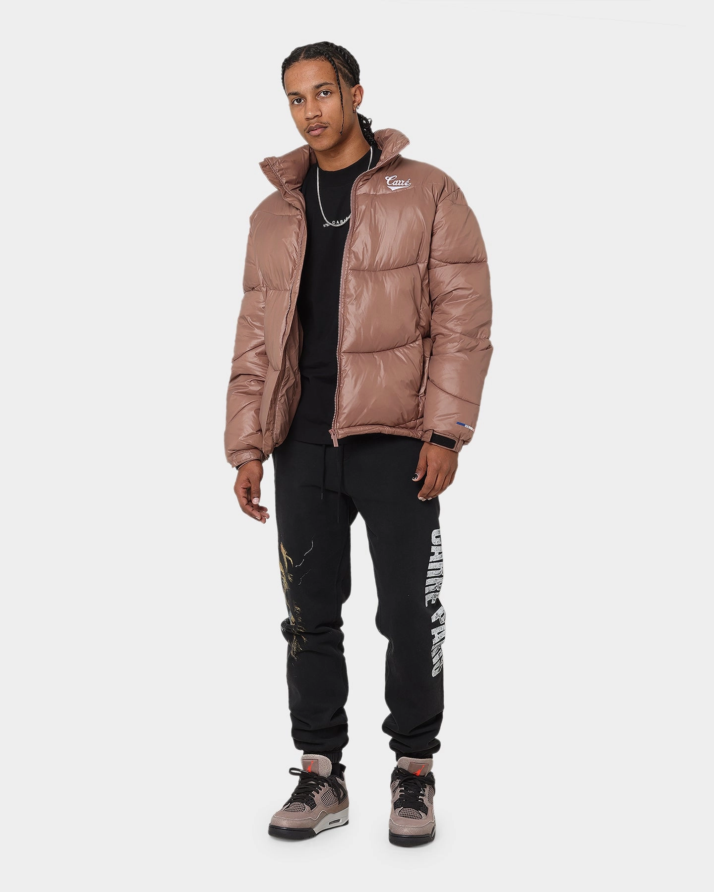 Ergonomic Seams Carr?? Wave Puffer Jacket Brown
