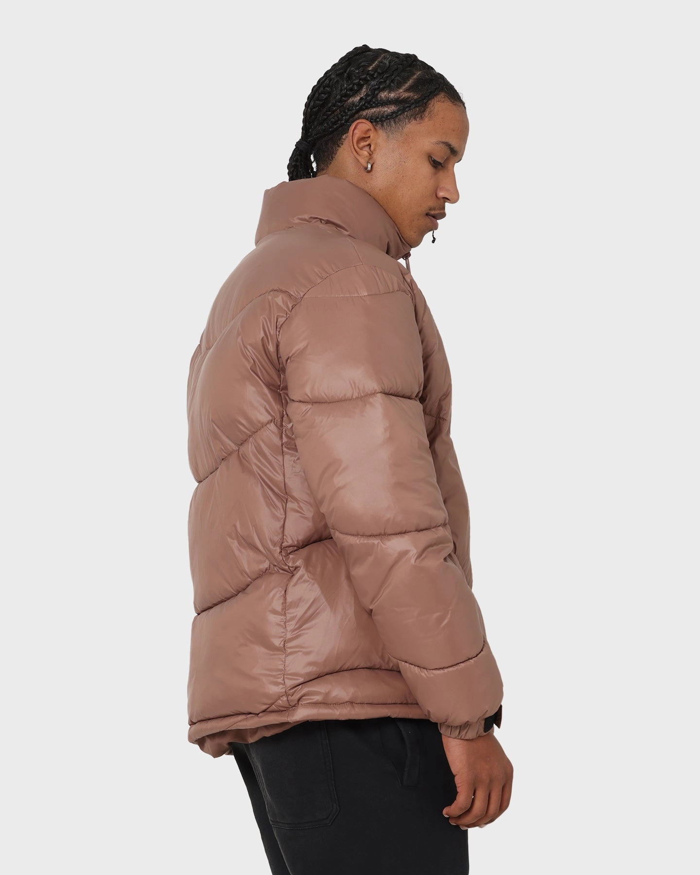 futuristic snowboarder Carr?? Wave Puffer Jacket Brown