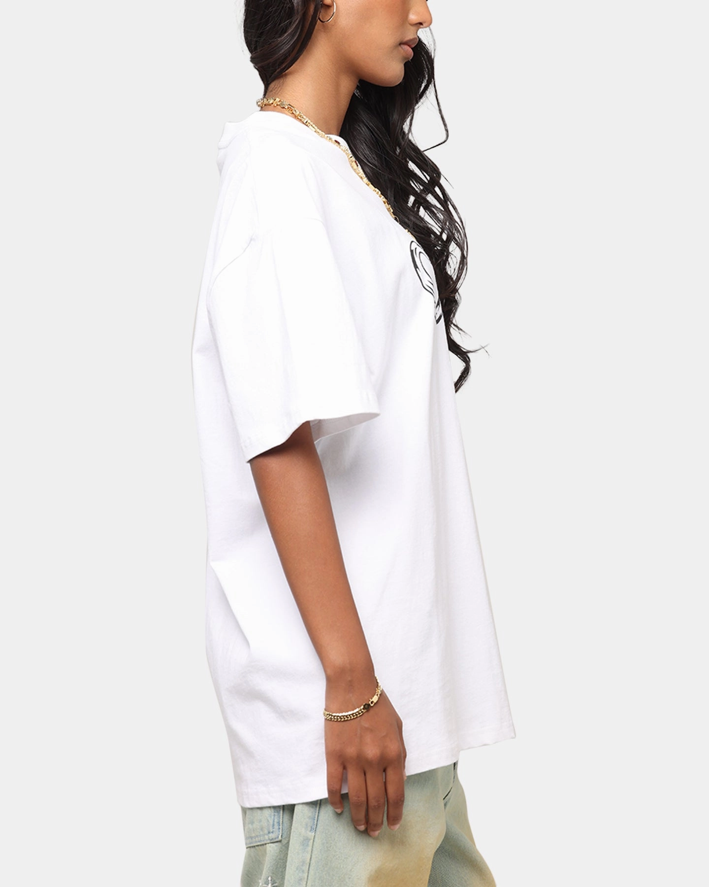 Carre Link T-Shirt White Work efficiency