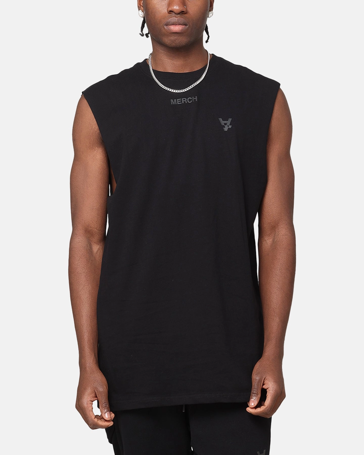 Weekend Wear Soft Breathable The Anti Order A Logo Merch Oversized Muscle T-Shirt Black/Black