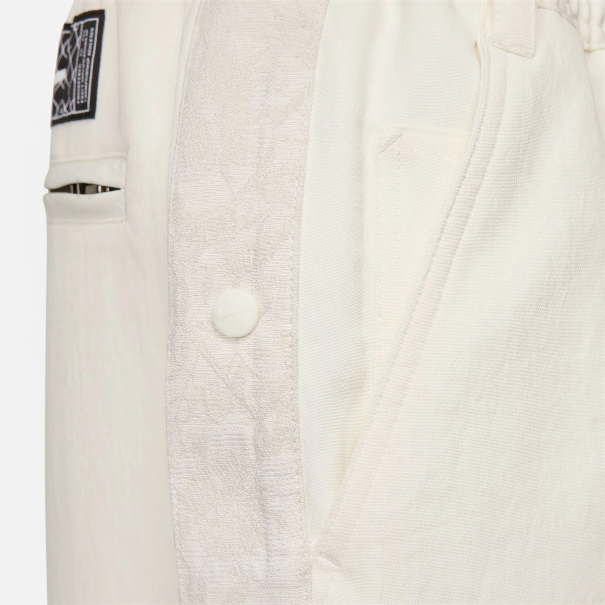 Nike Devin Booker Tearaway Basketball Pants 'Sail' Breathable Mesh Panels Sustainable Fabric