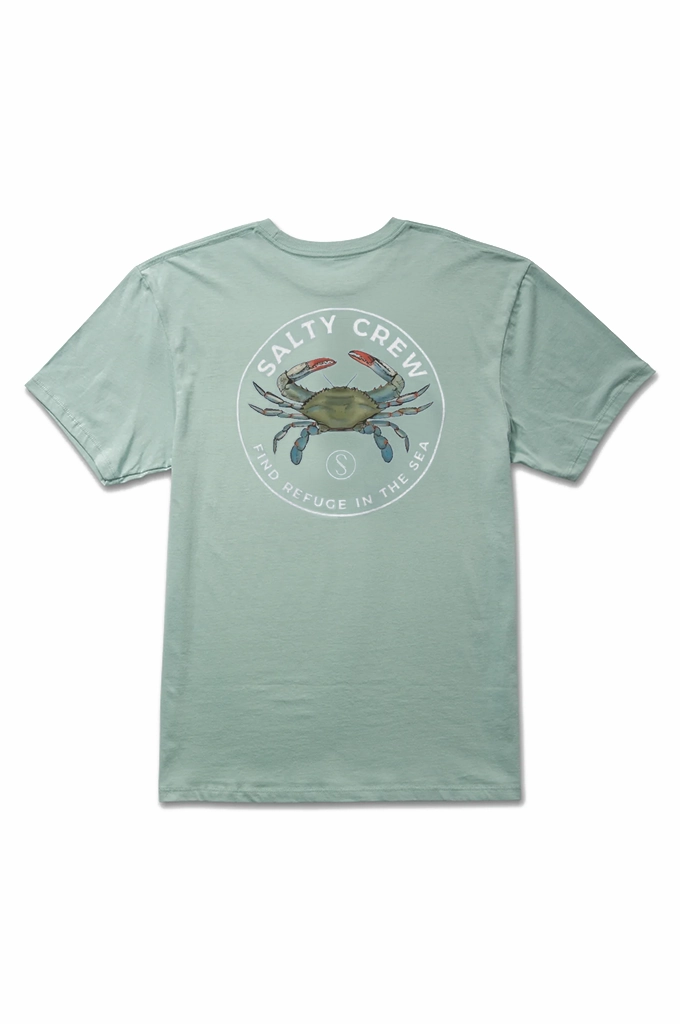 Salty Crew Blue Crabber Premium Short Sleeve Tee Chilly Day Essentials