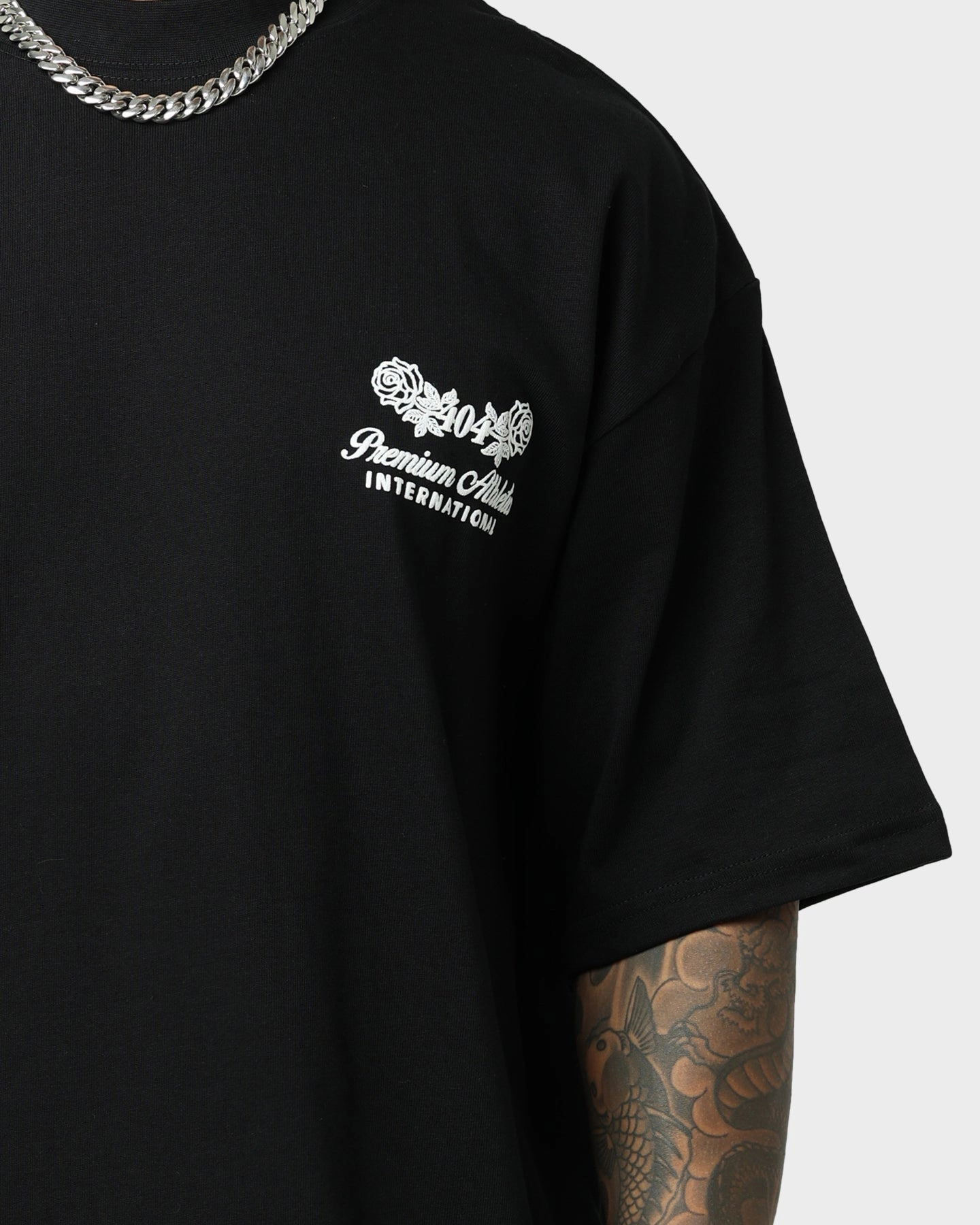 404 Premium Athletics Vintage T-Shirt Black Moisture wicking Fashionable Option