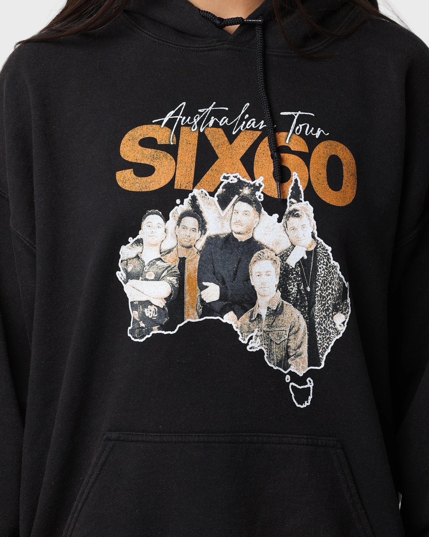Autumn Wear Six60 Six60 Tour Vintage Hoodie Black Wash