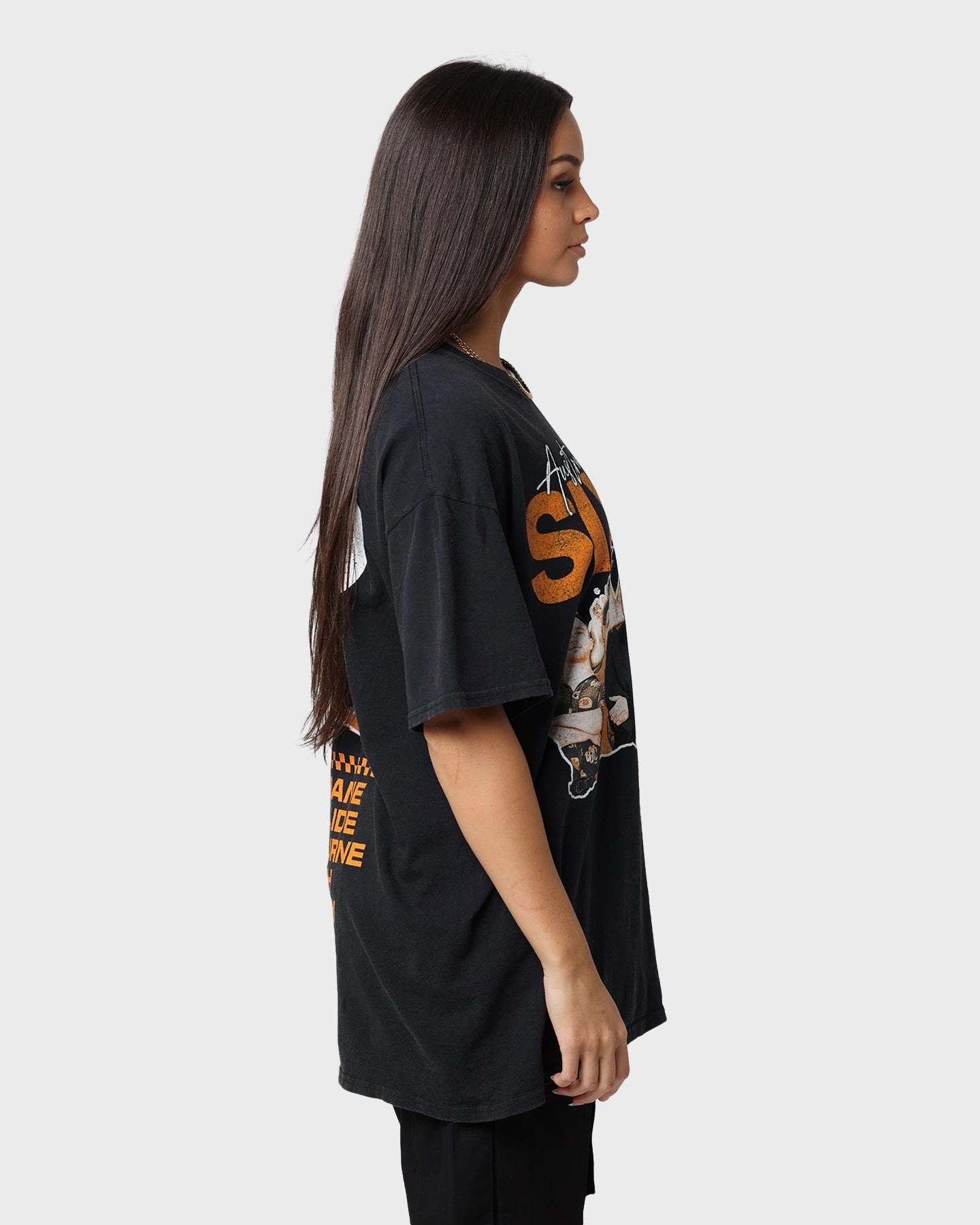 SIX60 Six60 Tour Vintage T-Shirt Black Wash Summer Favorite