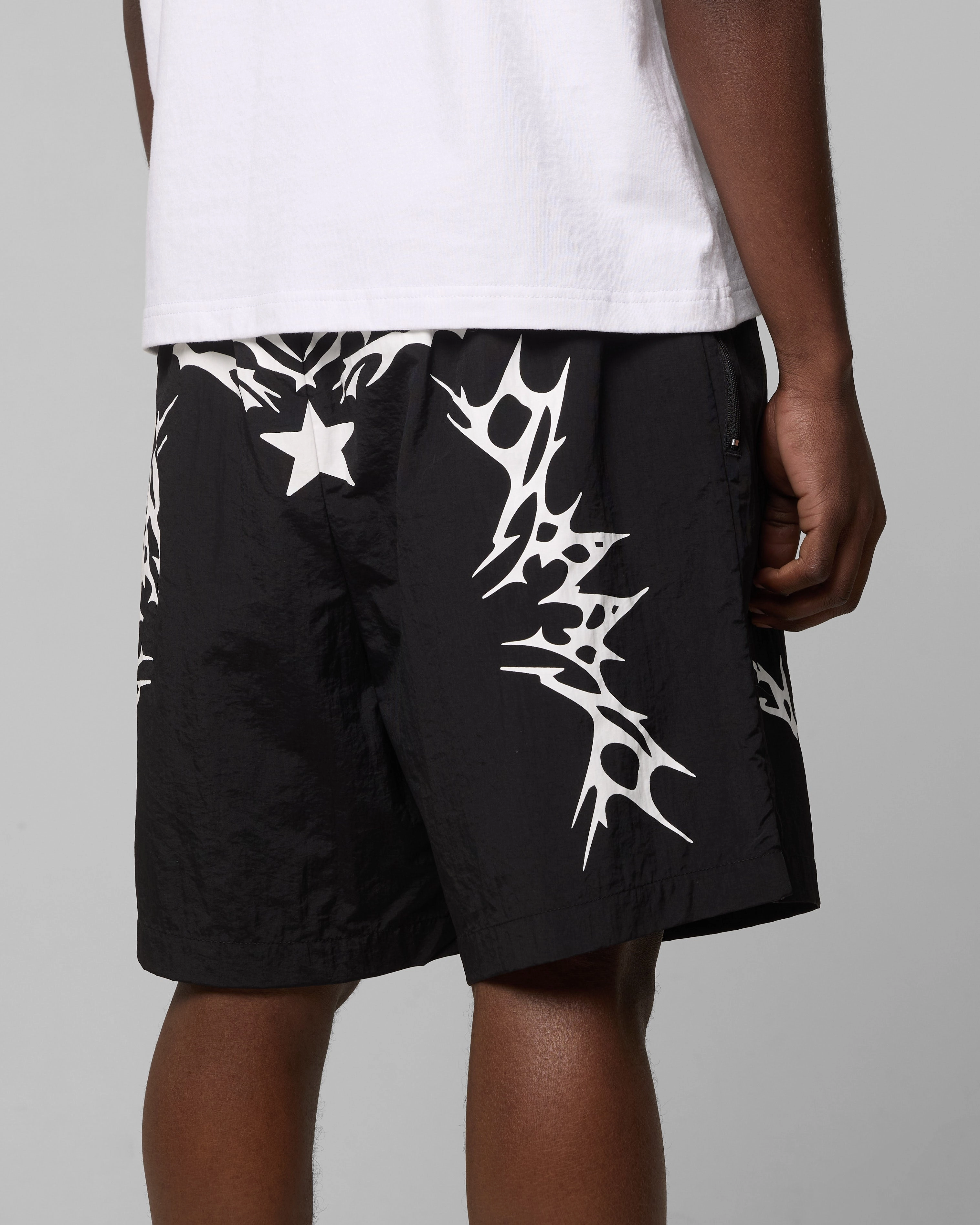 Abrasion Resistant Material Water Resistant Loiter Cyber Walk Shorts Black