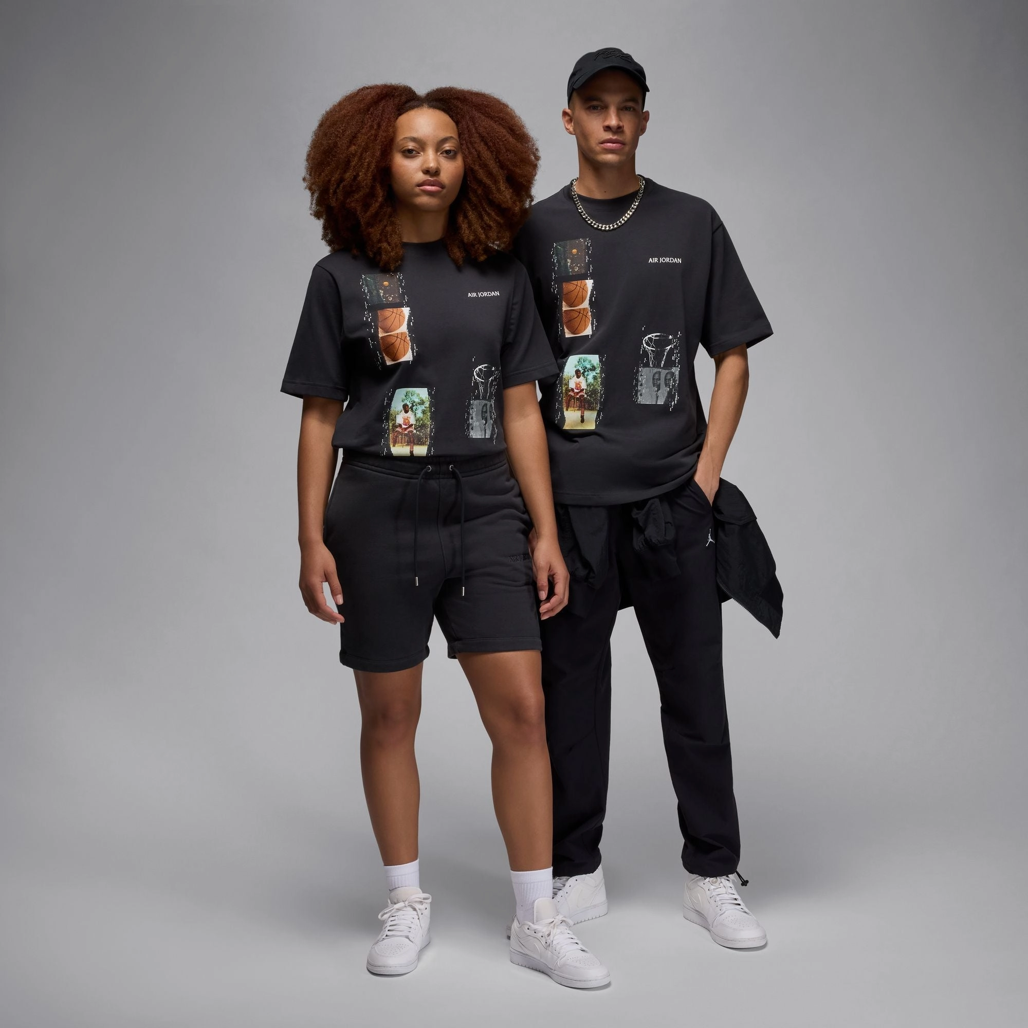 Jordan Flight Heritage T-Shirt 'Off Noir' Yarn Dyed Fabric School Uniform