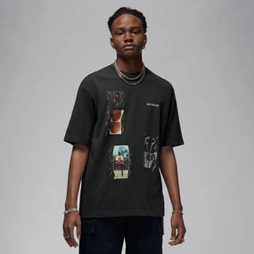 Easy-to-Style Top Jordan Flight Heritage T-Shirt 'Off Noir'