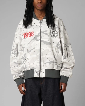 Weatherproof Coating chest pockets Loiter Hailstorm Bomber Snow Camo