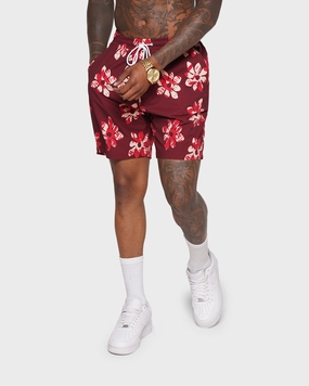 XXIII Sohan Print Shorts Brown beach goers