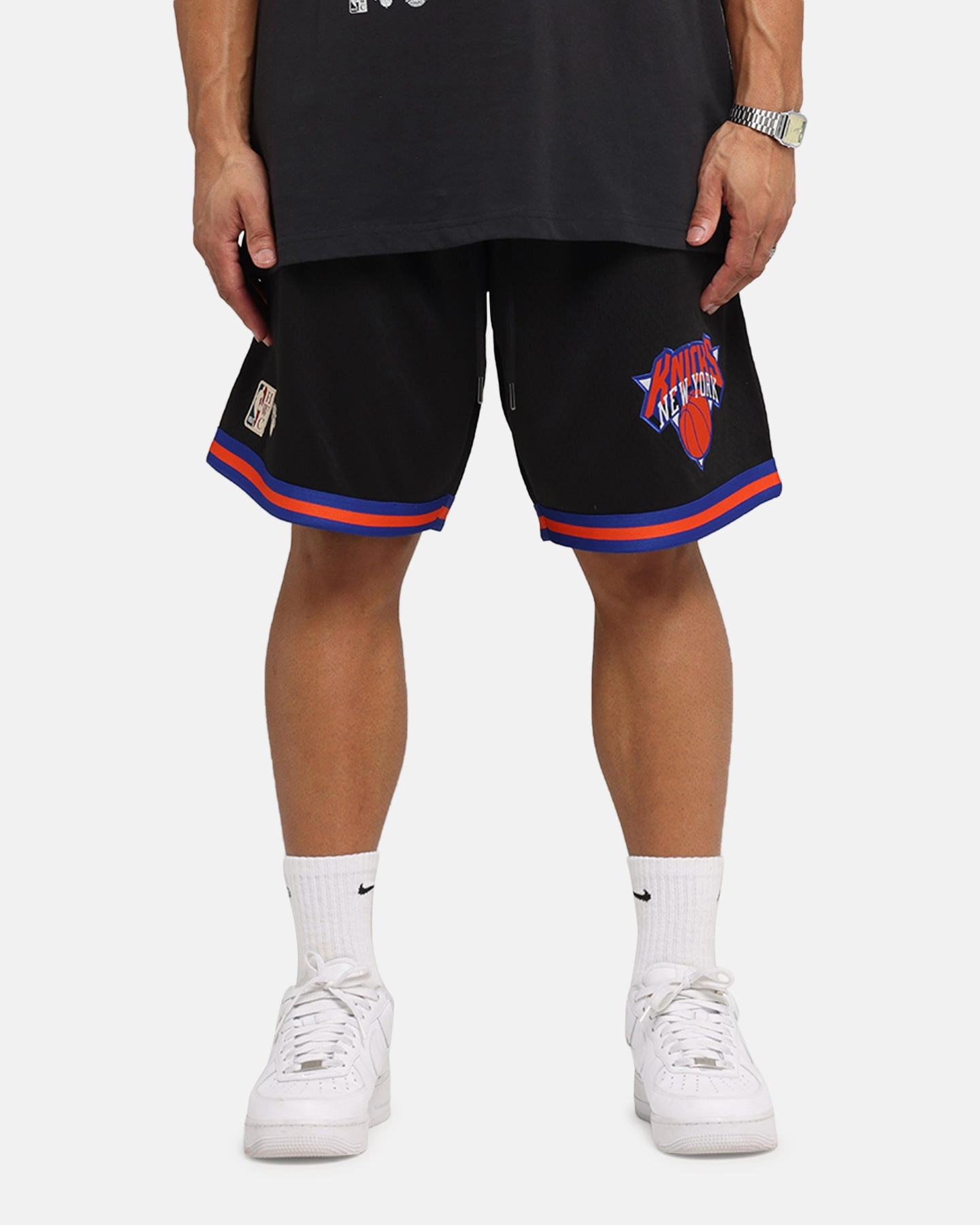 Mitchell & Ness New York Knicks Shooting Shorts Black Breathable Liner On Trend