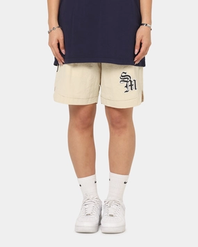 hat Daytime Style Saint Morta Gothic Monogram Nylon Shorts Dirty Blonde
