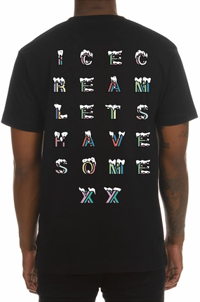 Breathable Material Outdoor Outfit Style Icecream Snowfall SS Tee