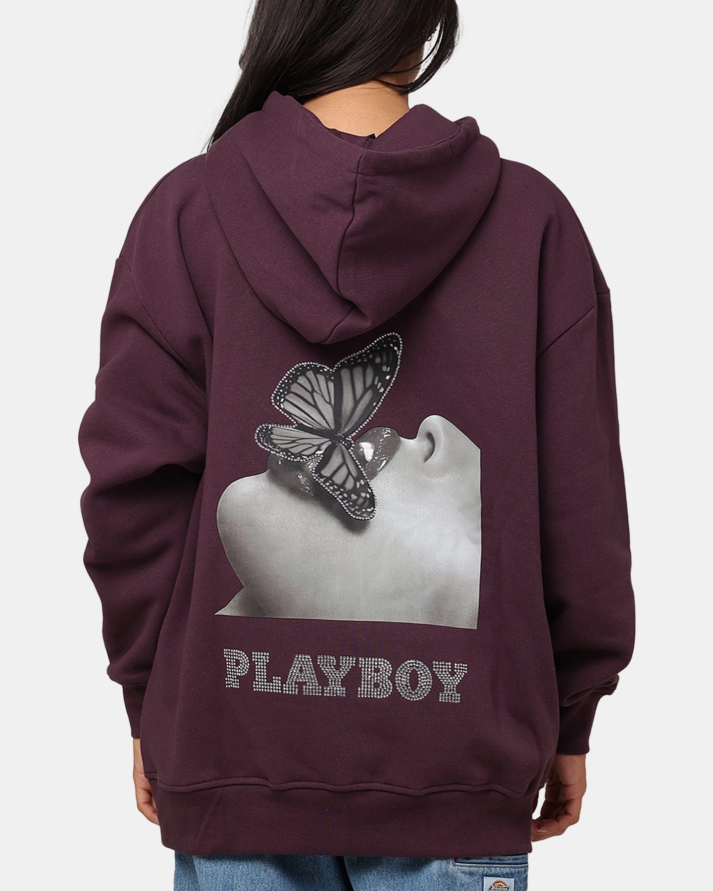 Hiking Ready Playboy Diamant?? Hoodie Plum