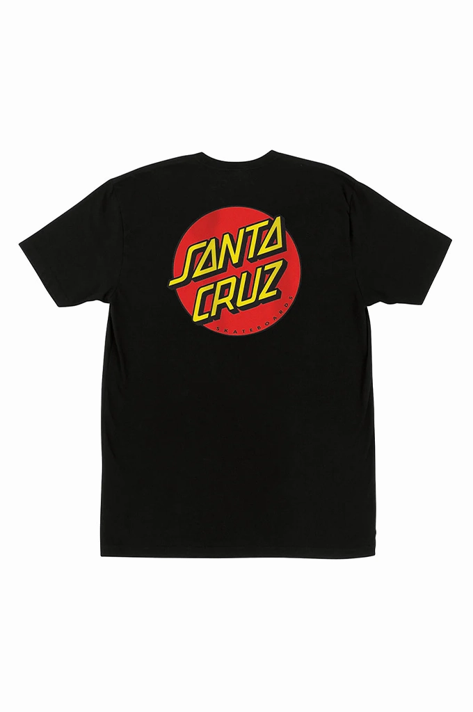 Santa Cruz Classic Dot Chest SS Regular Fit Tee Stretchable Fabric