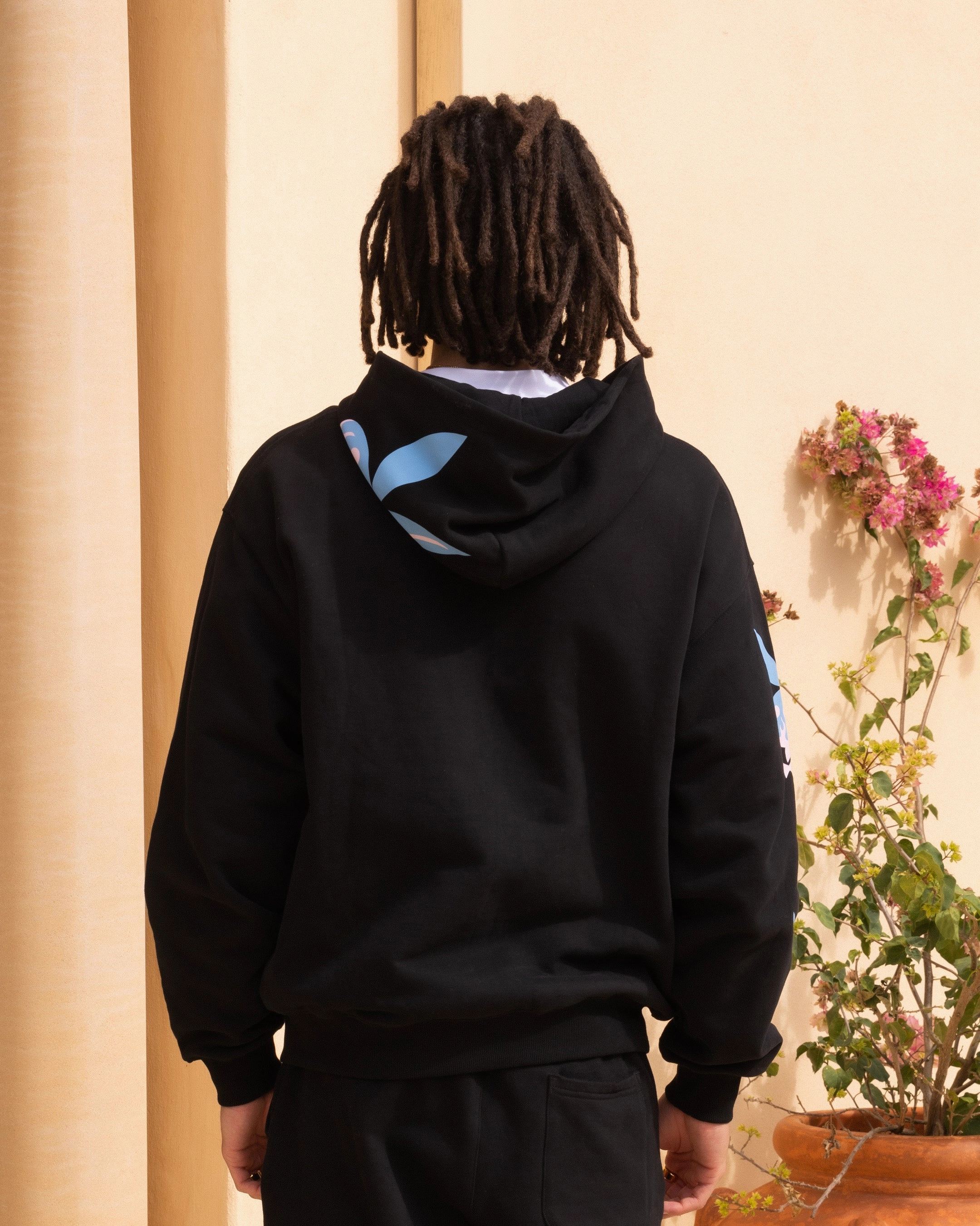 Playboy By Culture Kings Lit Bunny Fully Zip Hoodie Black Souvenir Reinforced Shoulder Panels