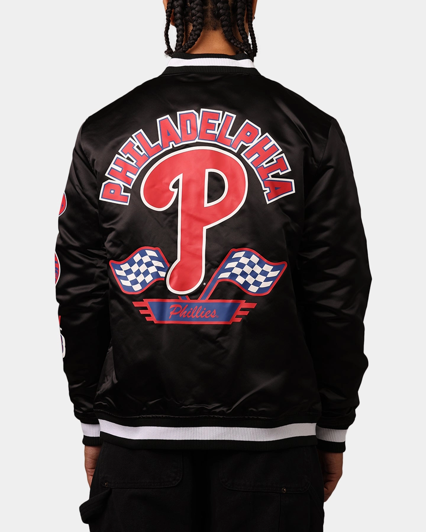 Dry suitable for religious ceremonies New Era Philadelphia Phillies 2024 Rally Drive Jacket Black/White