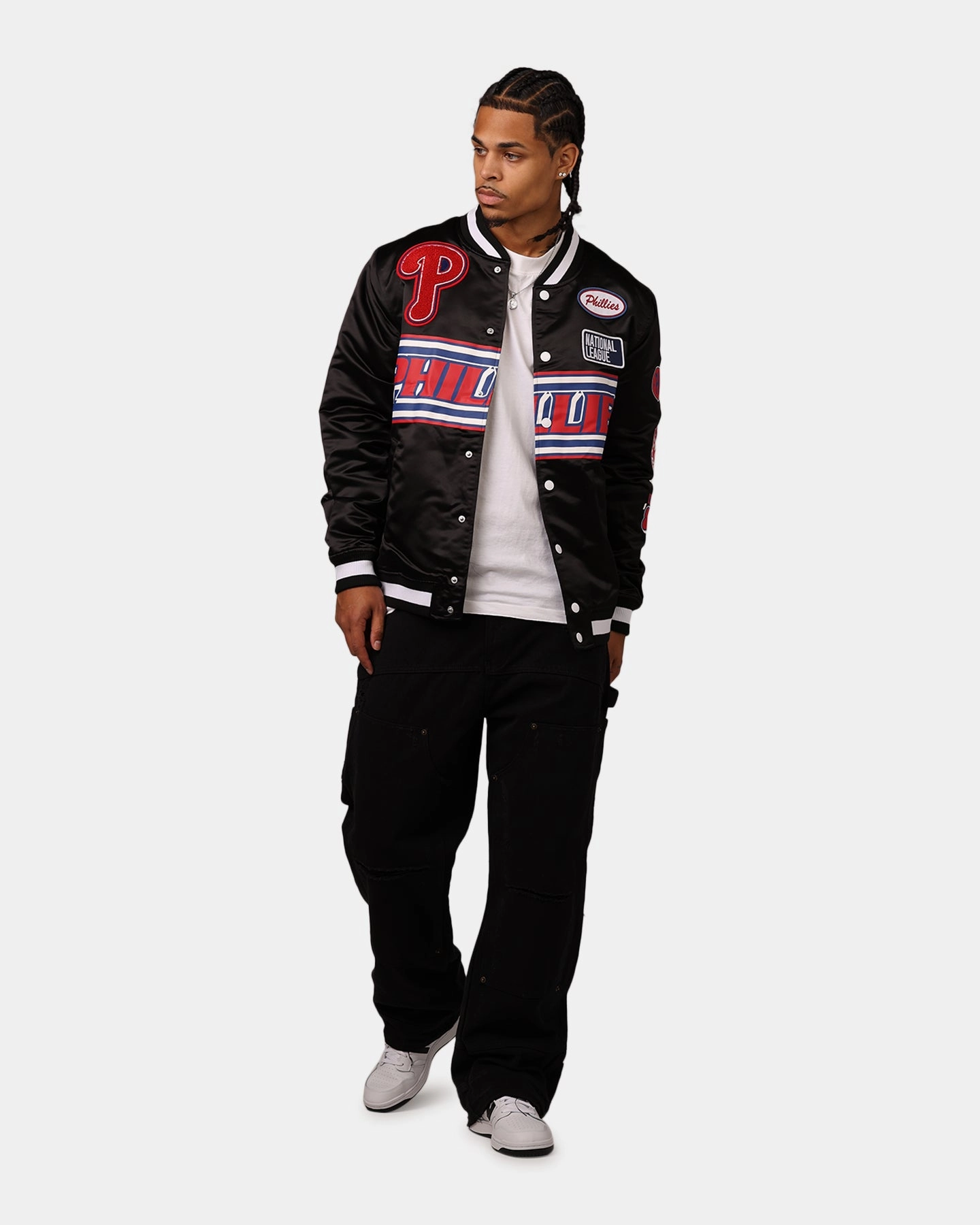 New Era Philadelphia Phillies 2024 Rally Drive Jacket Black/White Compression Storage Sack