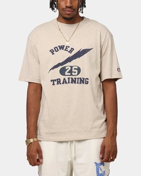 Down Filled Champion Vintage Mix P.E Class T-Shirt Oatmeal Heather