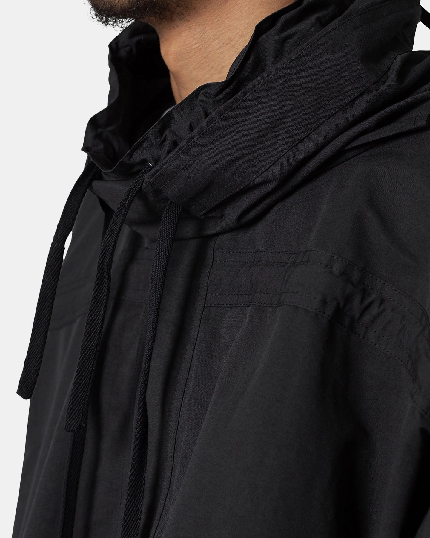 MNML Cropped Strappy Jacket Black graduation Noise Free Movement
