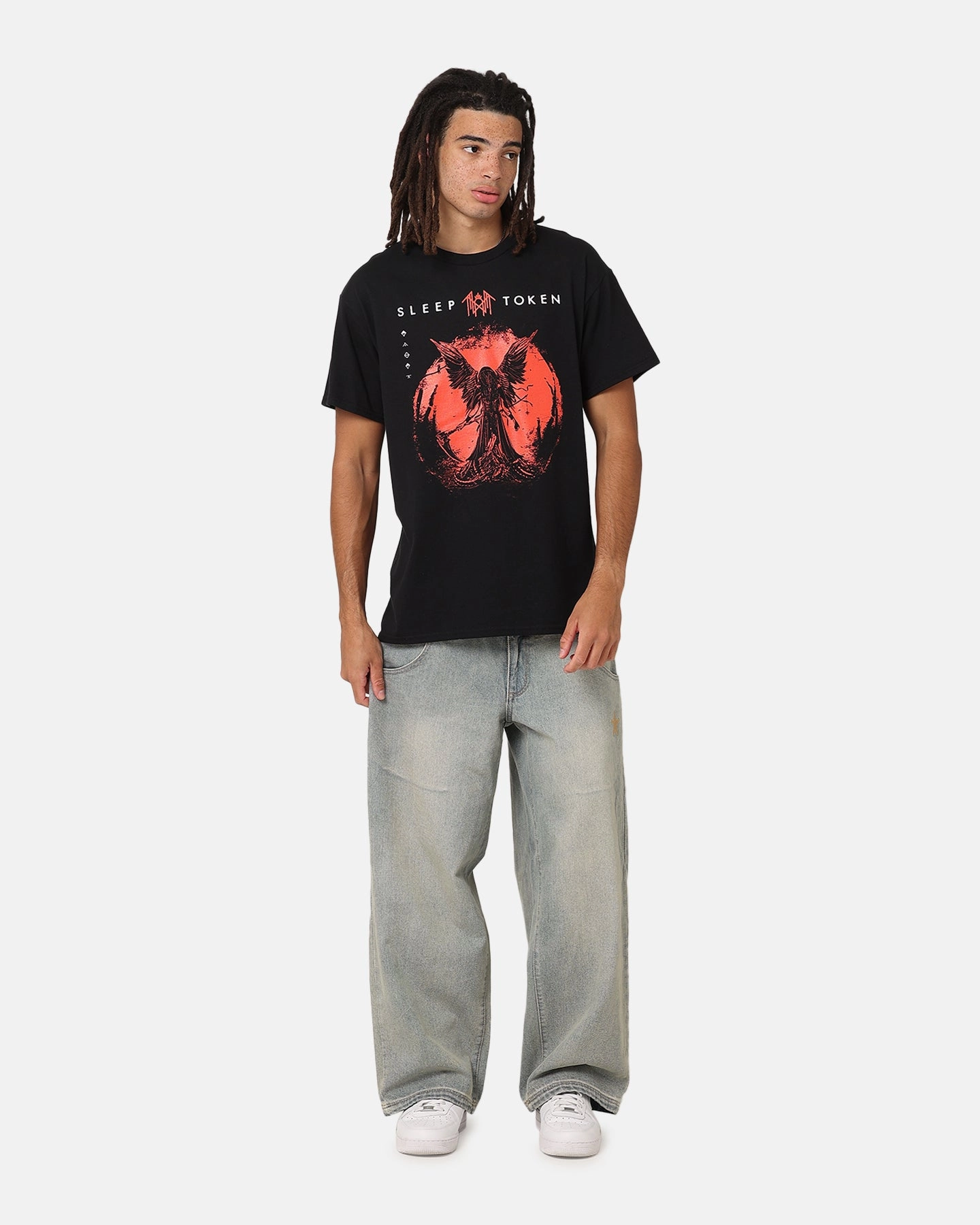Sleep Token Sleep Token T-Shirt Black Fashion-Ready Floral Print