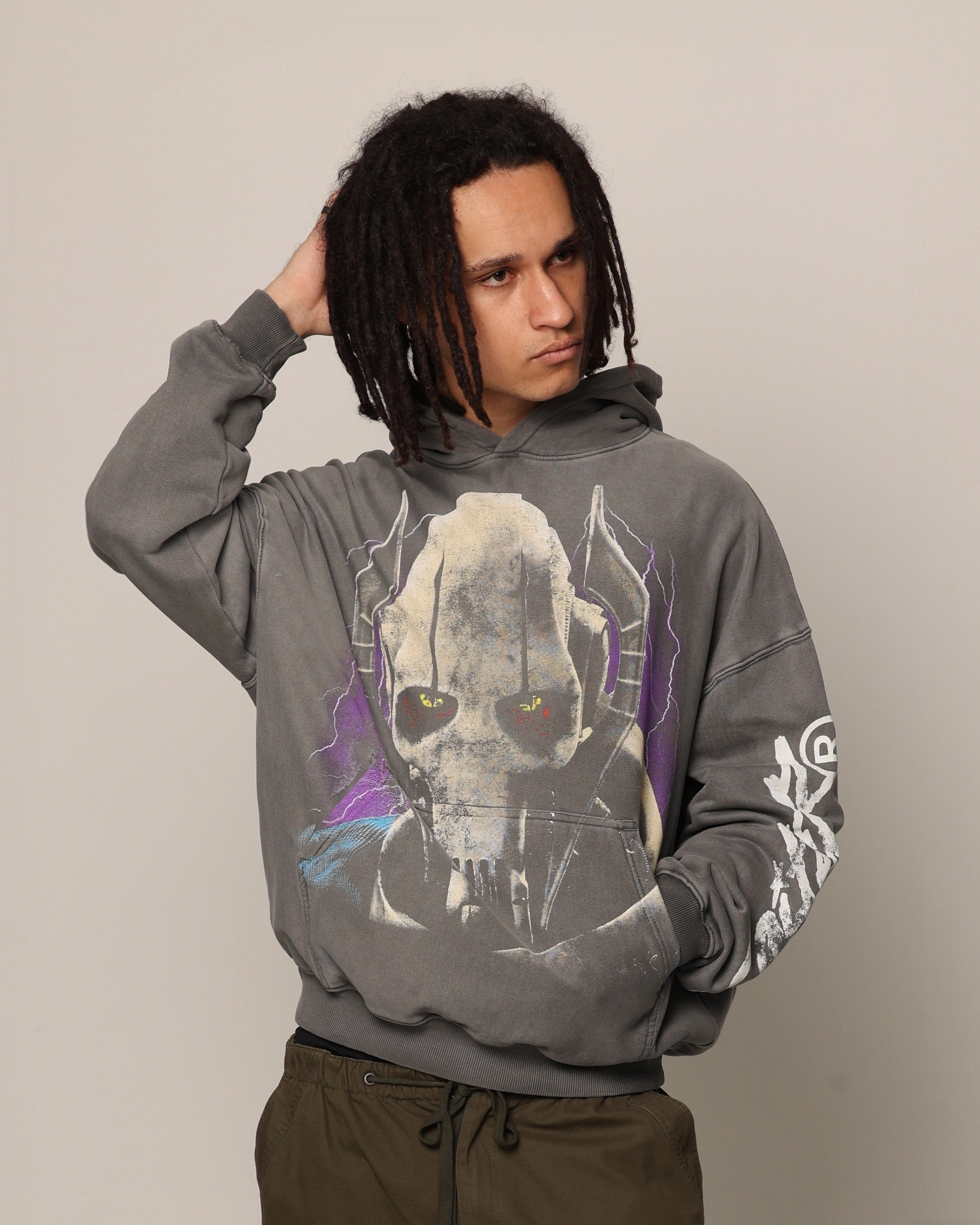 Star Wars General Grievous Hoodie Charcoal skier Bow-tie