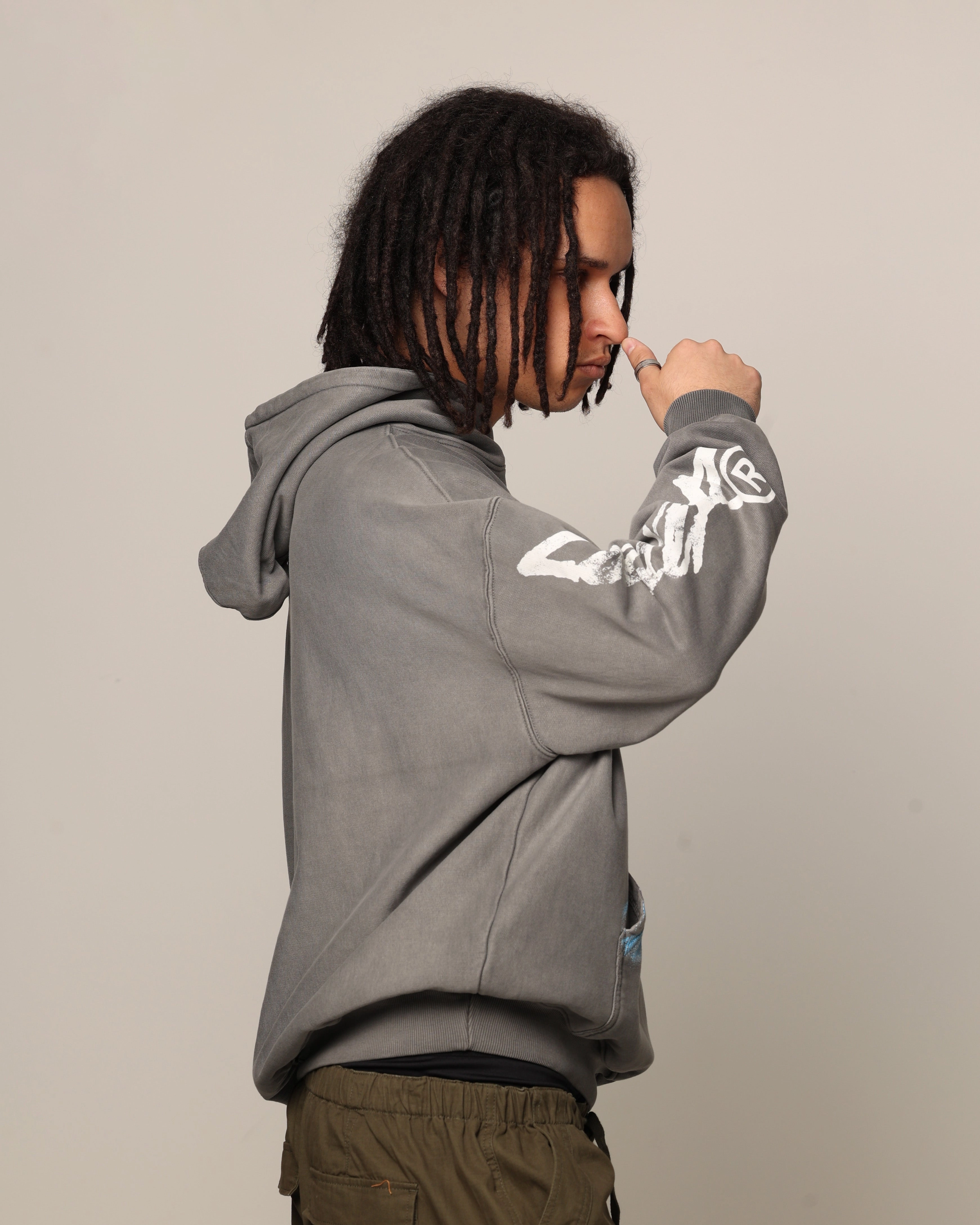 DoubleReinforced Zipper Star Wars General Grievous Hoodie Charcoal