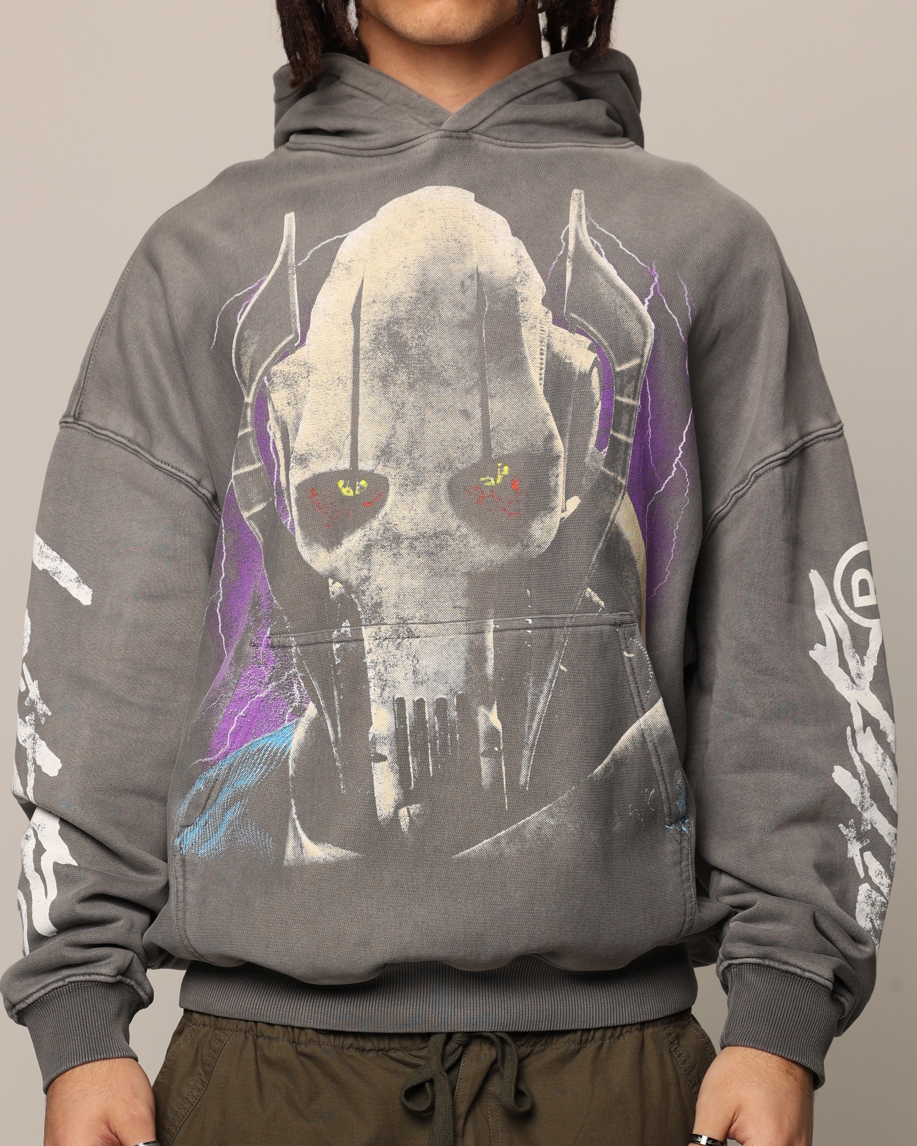 Star Wars General Grievous Hoodie Charcoal Classic Fit