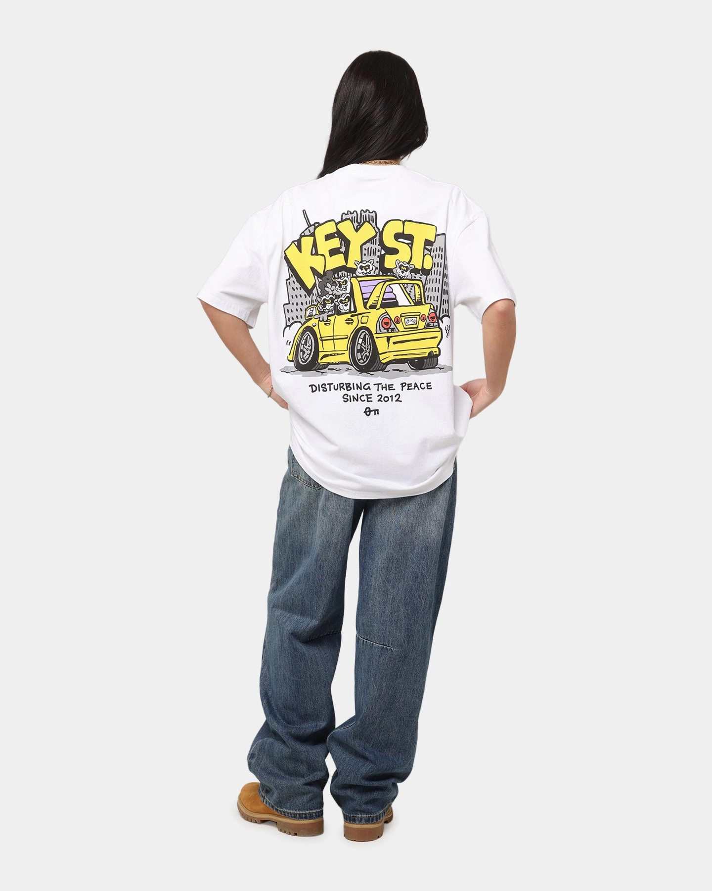 shopping Key Street X FRKO Racoons T-Shirt White
