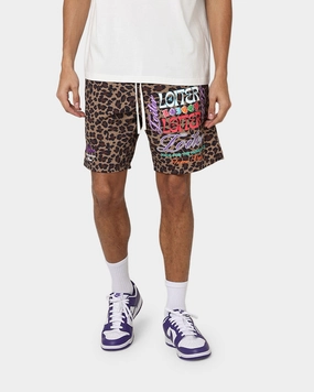 Quick Pocket Access Loiter Forbidden Walk Shorts Leopard