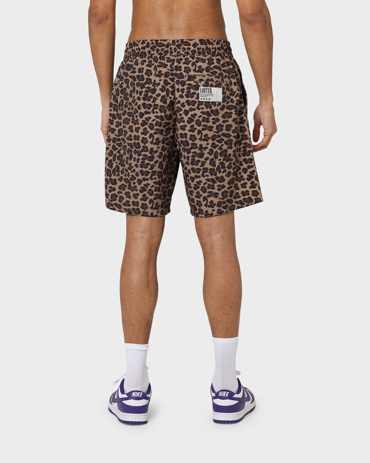 Loiter Forbidden Walk Shorts Leopard Soft touch finish Wedges
