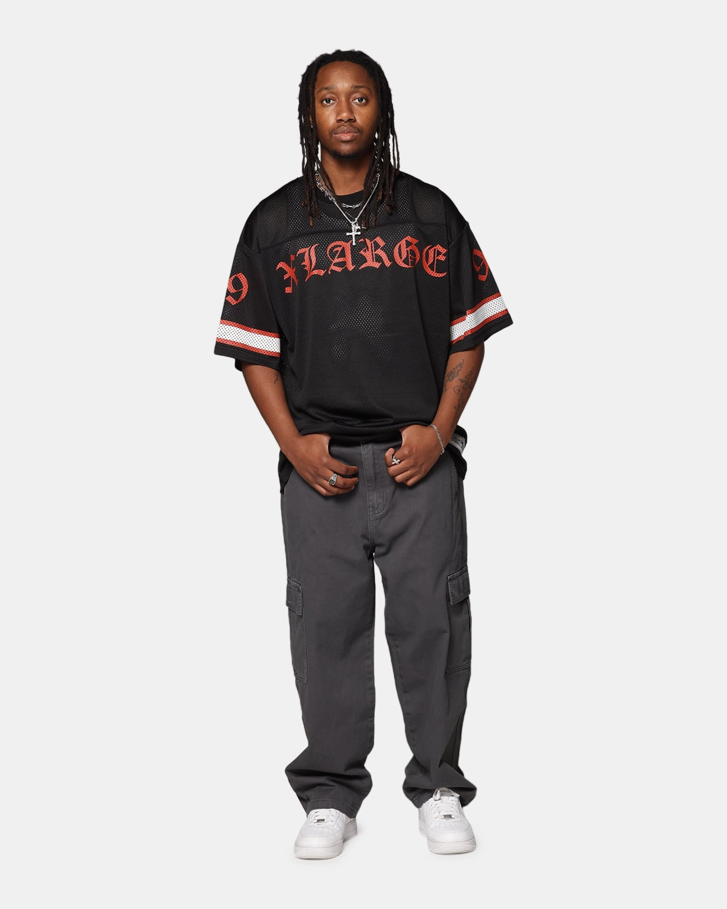 X-Large Gothic Game Shirt Black Active Comfort