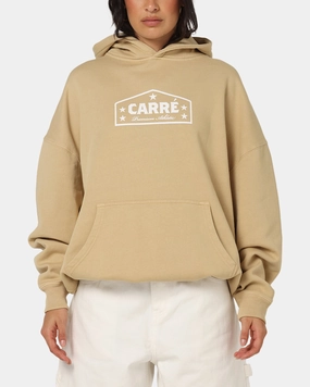 OdorControl Treatment Carre Block Star Hoodie Stone