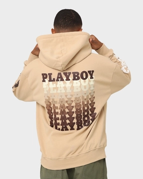 Child Playboy Stack Blend Hoodie Tan