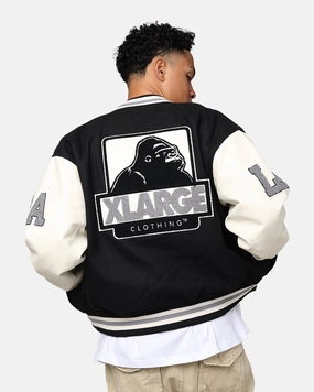 X-Large OG Logo Varsity Jacket Black Withstand