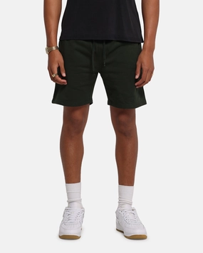 Colorfast Treatment Carr?? Blanc Classic Sweat Shorts Dark Green